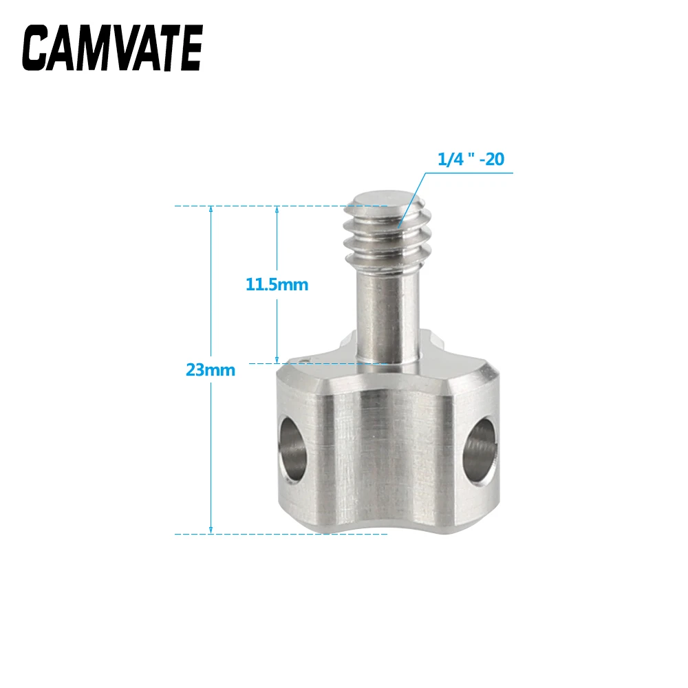 CAMVATE 1/4 &quot 20 Thumbscrew замена замка ручка для DSLR камеры клетка рукоятка и аксессуары (2