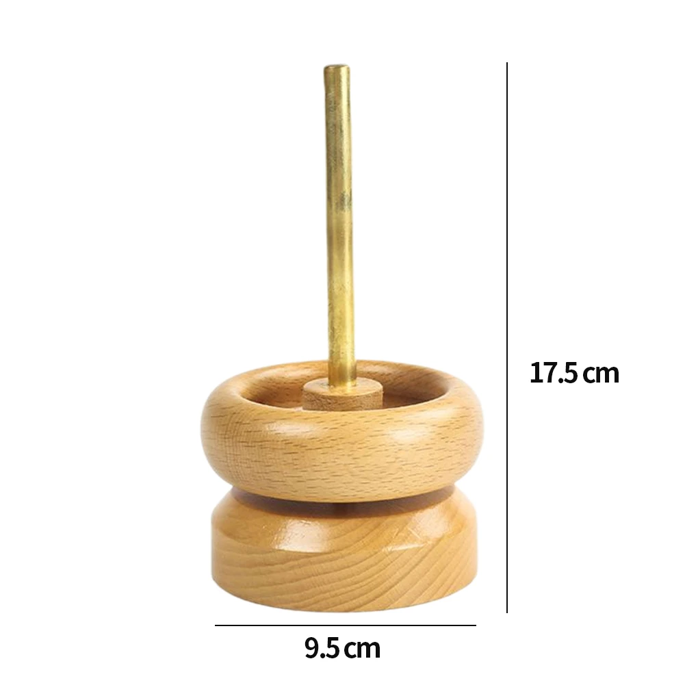 

Gift Jewelry Making Crafts DIY Quickly Portable Hand Tool Bead Spinner Solid Manual Wooden String Loader Mini Durable Home