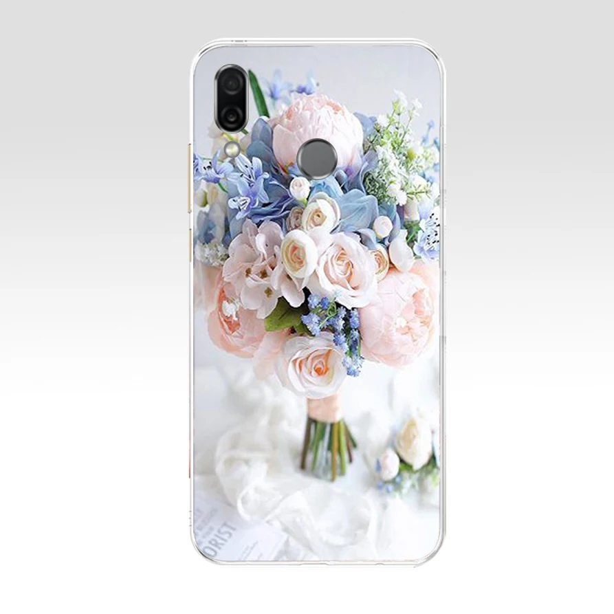 116FG рисунок пиона Изящный цветок подарок Мягкий Силиконовый ТПУ чехол для