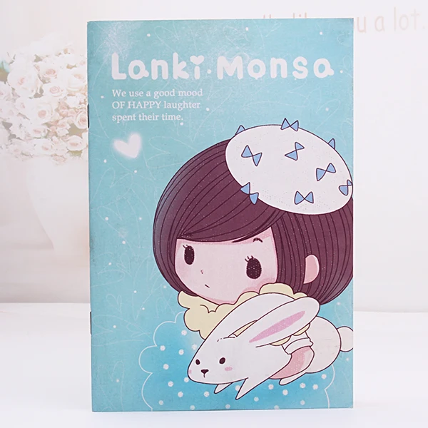 

1PC 32k Kawaii Girls Notebooks 16 Pages Korea Style schedule Note book Office Notepad Planner Supplies memorandum (ss-1746)