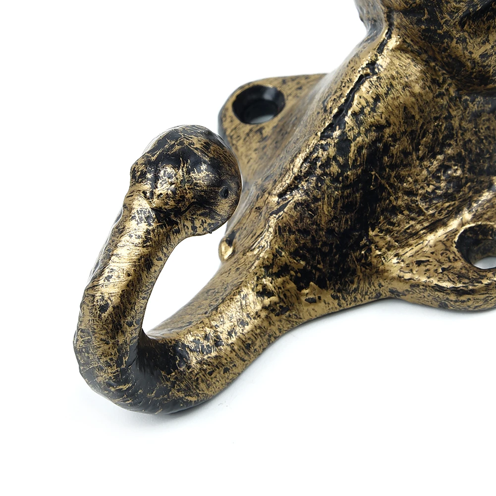 Настенная металлическая ретро-вешалка для ключей одежды пальто шляпы сумок