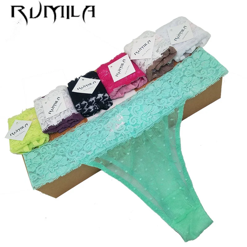 XXXXL 5 цветов сексуальные кружевные Хлопковые женские стринги Нижнее белье с