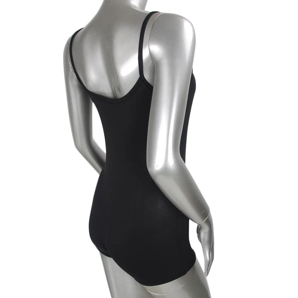 

Sexy Black Bodycon Crew Neck Polyester Backless Slim Fit Casual Sleeveless Summer Women Romper