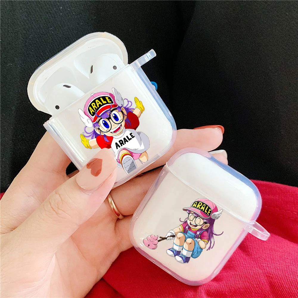 Мягкий чехол Dr slump - Arale с милым японским аниме для Airpods 1 2 беспроводных Bluetooth