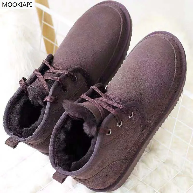 В 2019 году Новейшие европейские высококачественные зимние сапоги короткая