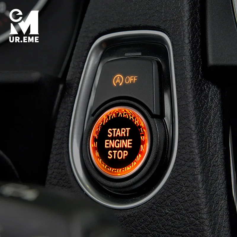 Кнопка запуска двигателя Стикеры для бмв BMW F20 G30 F11 X3 F25 F31 X5 F15 X1 F48 F30 F10 F34 F07 X6 F16 F36 22