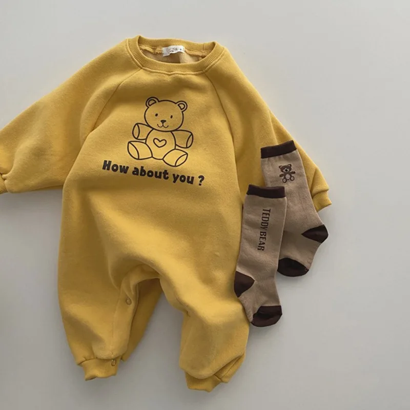 

Autumn Newborn Infant Baby Boys Girls Romper Playsuit Overalls Cotton Long Sleeve Baby Jumpsuit Newborn Clothes Baby Boy Clothes
