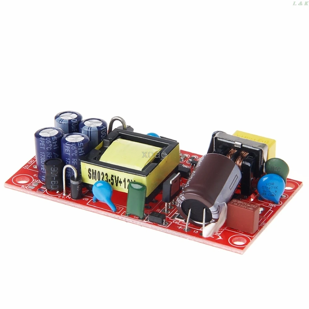 Преобразователь напряжения 12 в 1 а/5 а AC-DC понижающий преобразователь двойная
