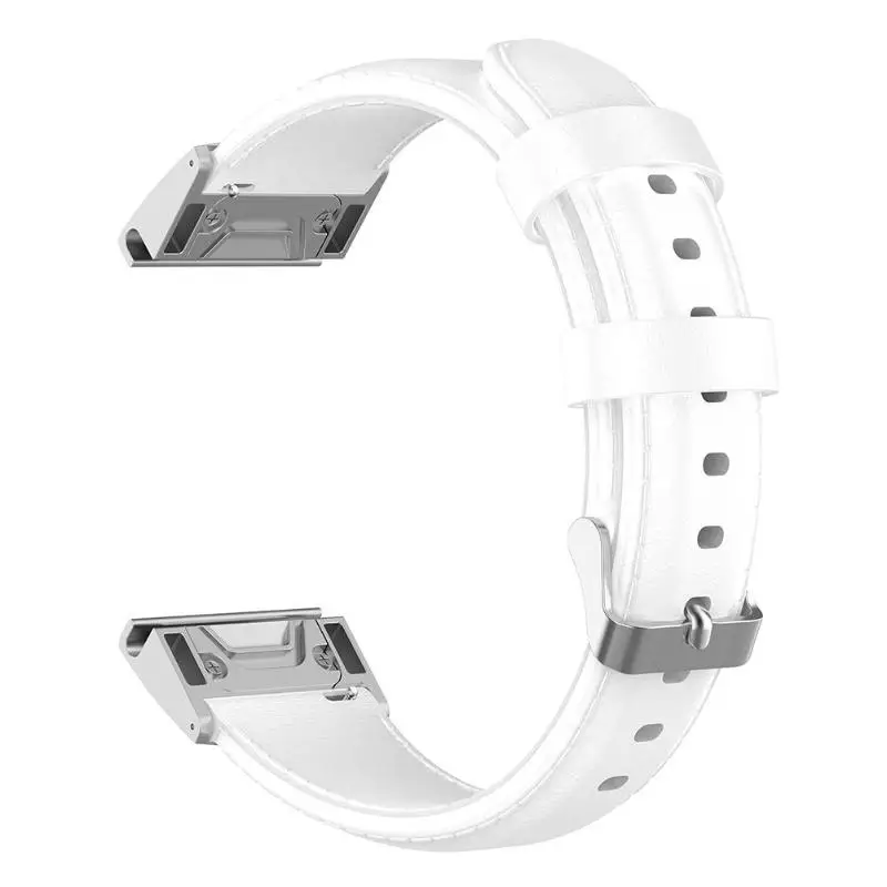 Ремешок из искусственной кожи для наручных часов Garmin Fenix 6X/5X/5X Plus/3 HR/3 Sapphire/2/1 Quaitx 3 26
