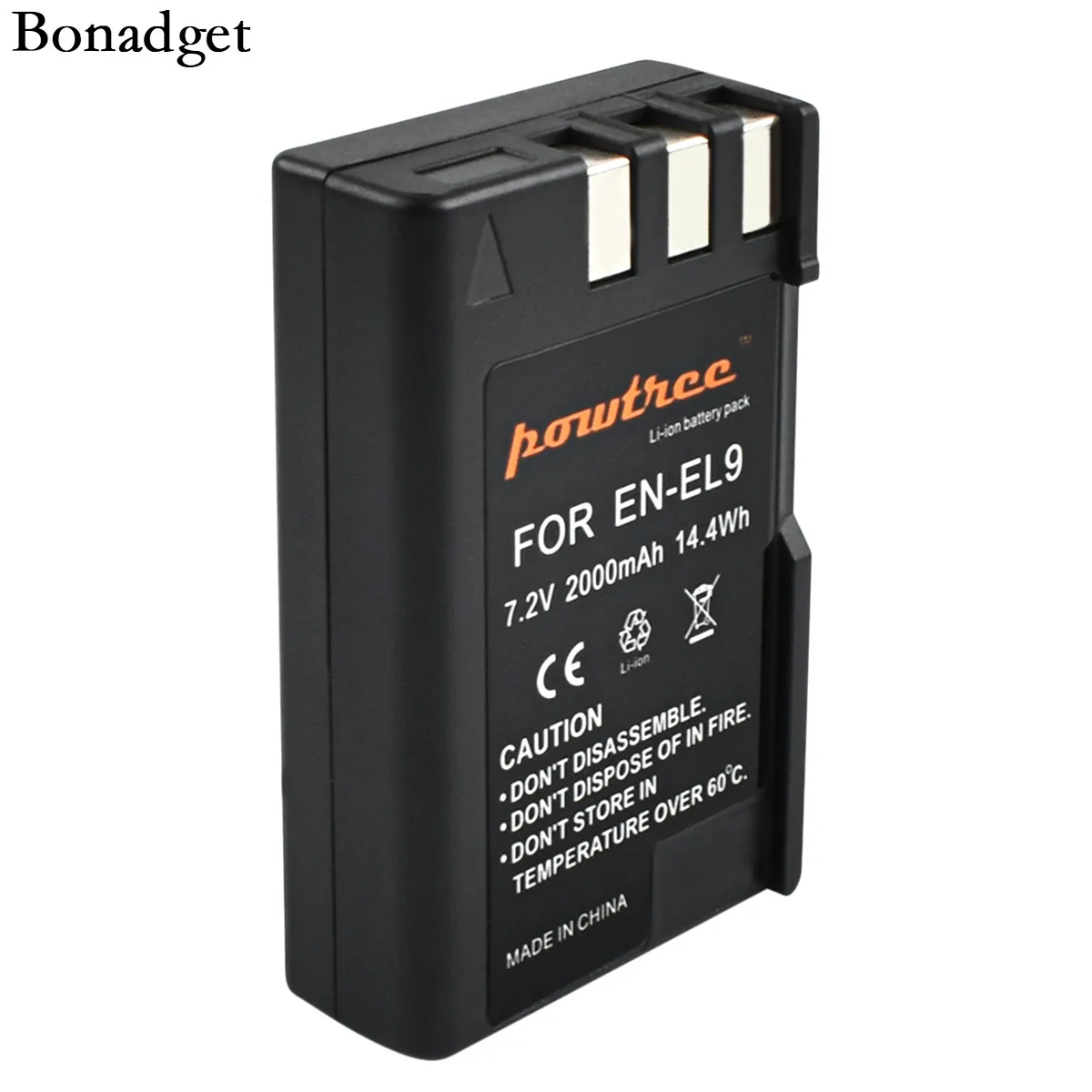 Bonadget 2000 мА/ч EN-EL9 RU EL9 EN-EL9a EL9a цифровой Камера Батарея AKKU для Nikon D40 D60 D40X D5000 D300 |