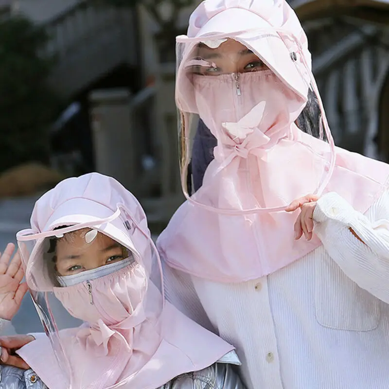 Защитная шапка на все лицо для детей и родителей противотуманная лица уличная