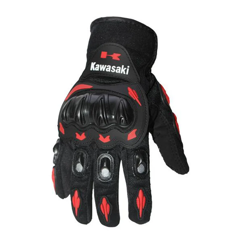 KA04 Pro-Biker Мотоциклетные Перчатки Guantes Moto Luvas da мотоцикл мотобайк велосипедные гоночные перчатки Защитное снаряжение черный синий красный - Цвет: KA04