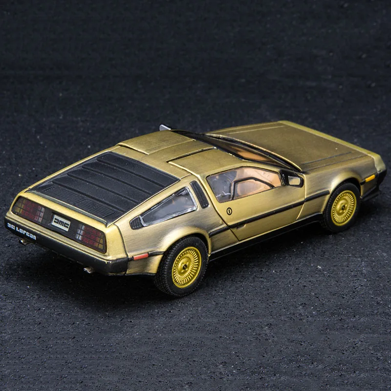 Литья под давлением модель 1/43 весы металлического сплава CarTime машина DeLorean DMC-12