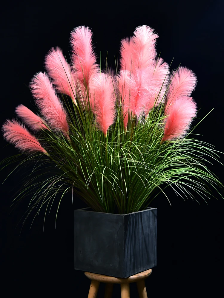 

Имитация тростника, собачьих цветов. Фон для гостиной, спальни, окна, декоративные цветы, имитация растений