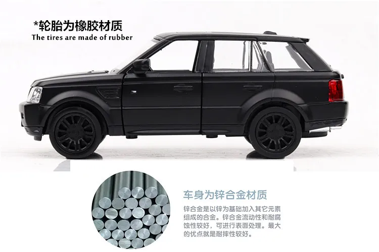 

Hot 1:36 wheels scale simulation diecast cars Land Range metal model pull back alloy toys collection for kids gifts