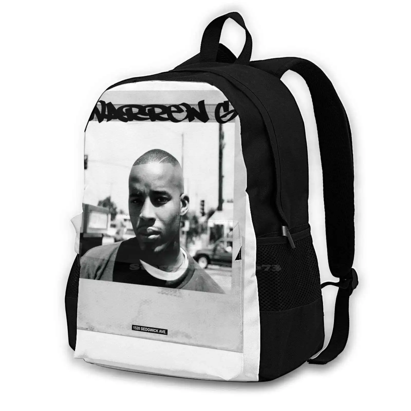 

Warren G Fashion Travel Laptop School Backpack Bag Rap Music Hip Hop R O All Flows Reach Out Rugged Man Music Boom Bap 90S Hip