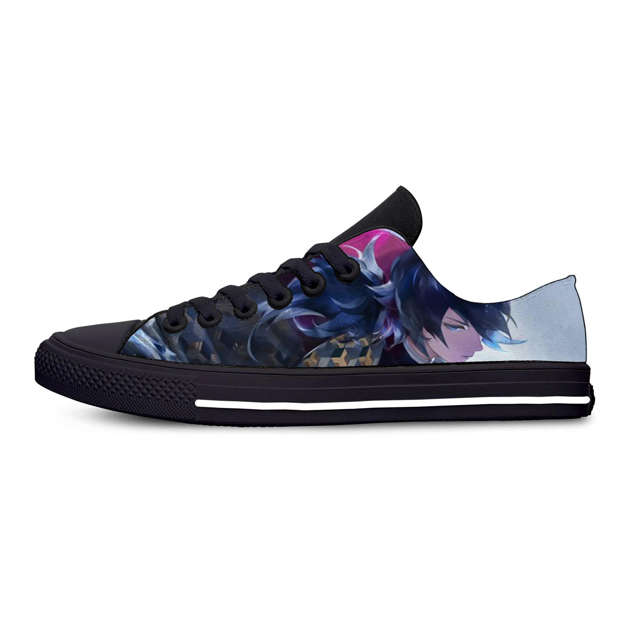 

Demon Slayer Tomioka Giyuu Mens Causal Shoes Sneakers Men Casual for Canvas Sport Fashion Sneaker Custom Shoes Anime Shoes