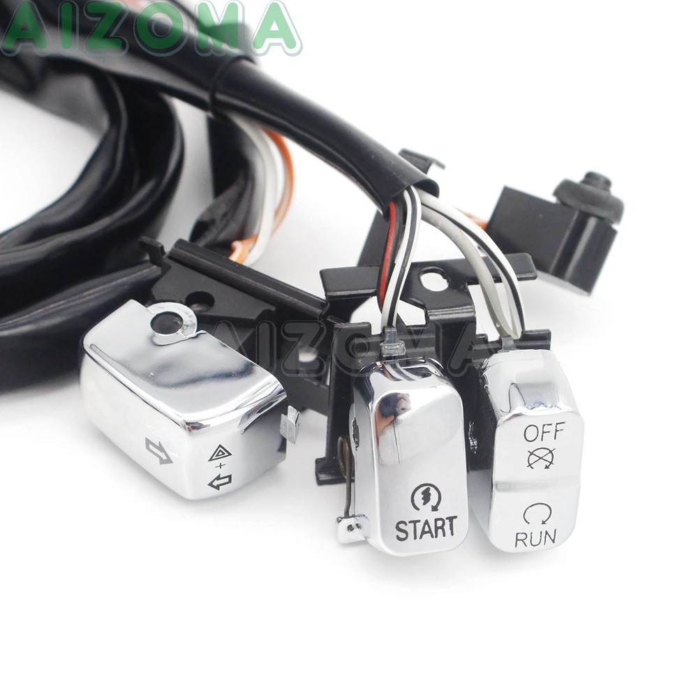 Набор индикаторных сигналов на руль мотоцикла переключатели управления светом с