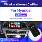 Carlinkit 3,0 беспроводной CarPlay адаптер для Hyundai Palisade Sonata Kona Genesis Ioniq Accent Azera greatmistra Tucson Rouens