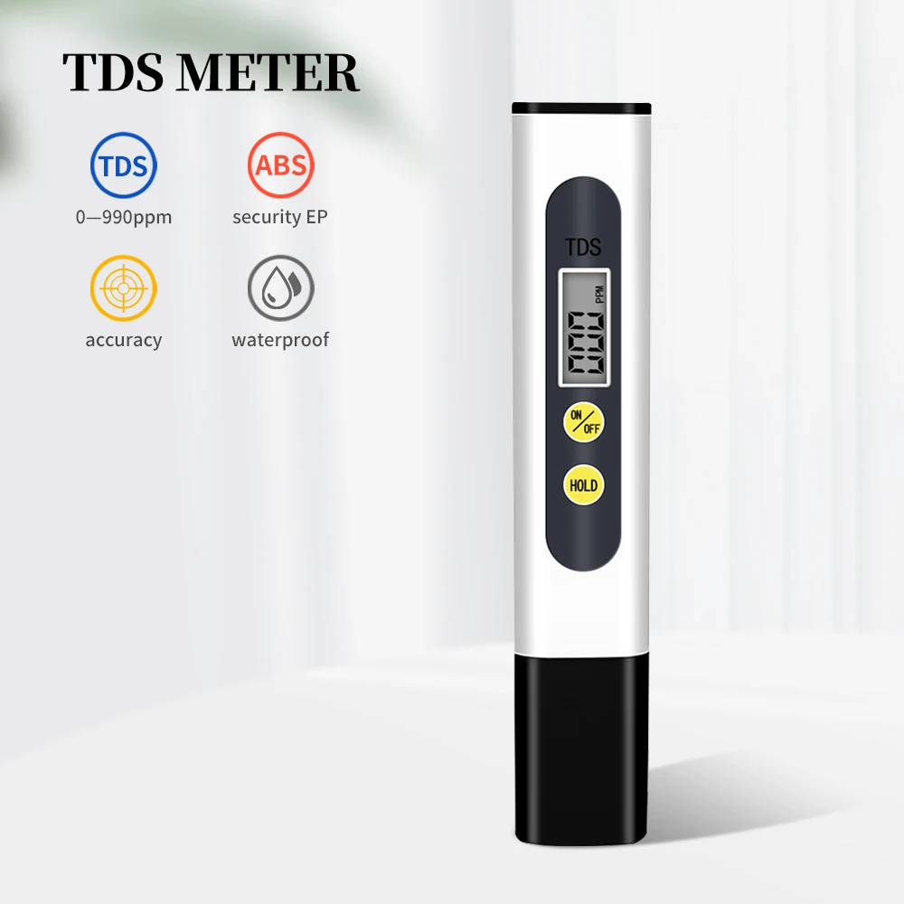 TDS метр с автоматической калибровкой цифровой тестер качества воды для