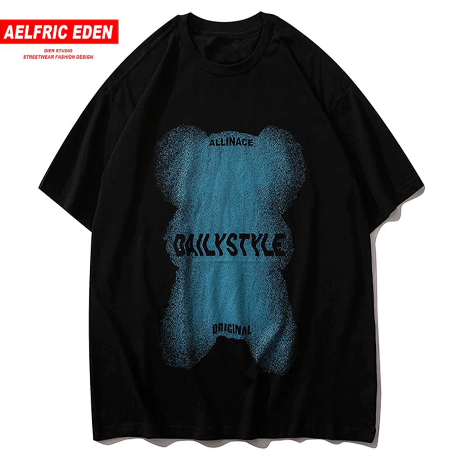 Футболка в стиле хип хоп Aelfric Eden хлопковая летняя уличная футболка с короткими