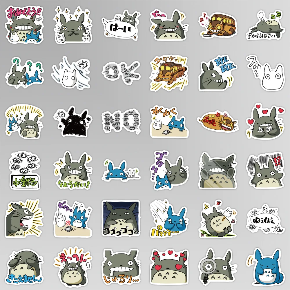 40 шт. Мультяшные наклейки Tonari no Totoro граффити Стикеры для ноутбука скейтборда