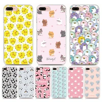 for iphone 12 11 pro xs max se 2020 xr x 7 8 plus case back cover soft tpu cute funny animal phone case for iphone se 2020