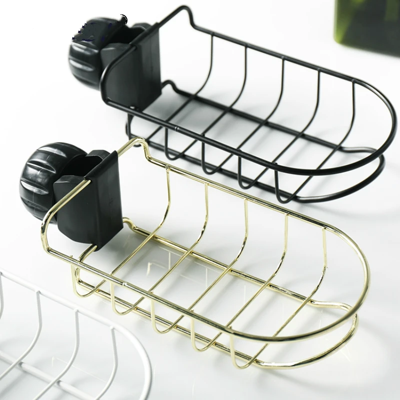 Железная полка с зажимом для слива стойка кранов висячие корзины хранения дома