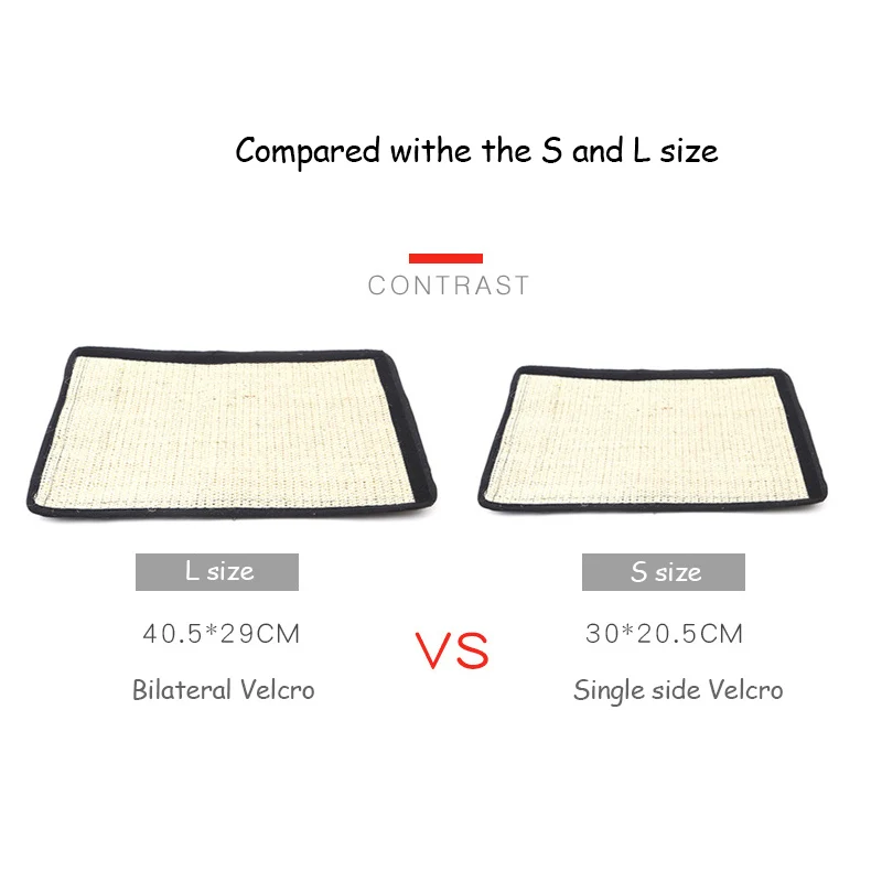 Sisal Cat Scratching Pads Mat For Cats Protecting Furniture Foot Chair Protector Pad Climbing Tree cat Scratch Board Toy | Дом и сад