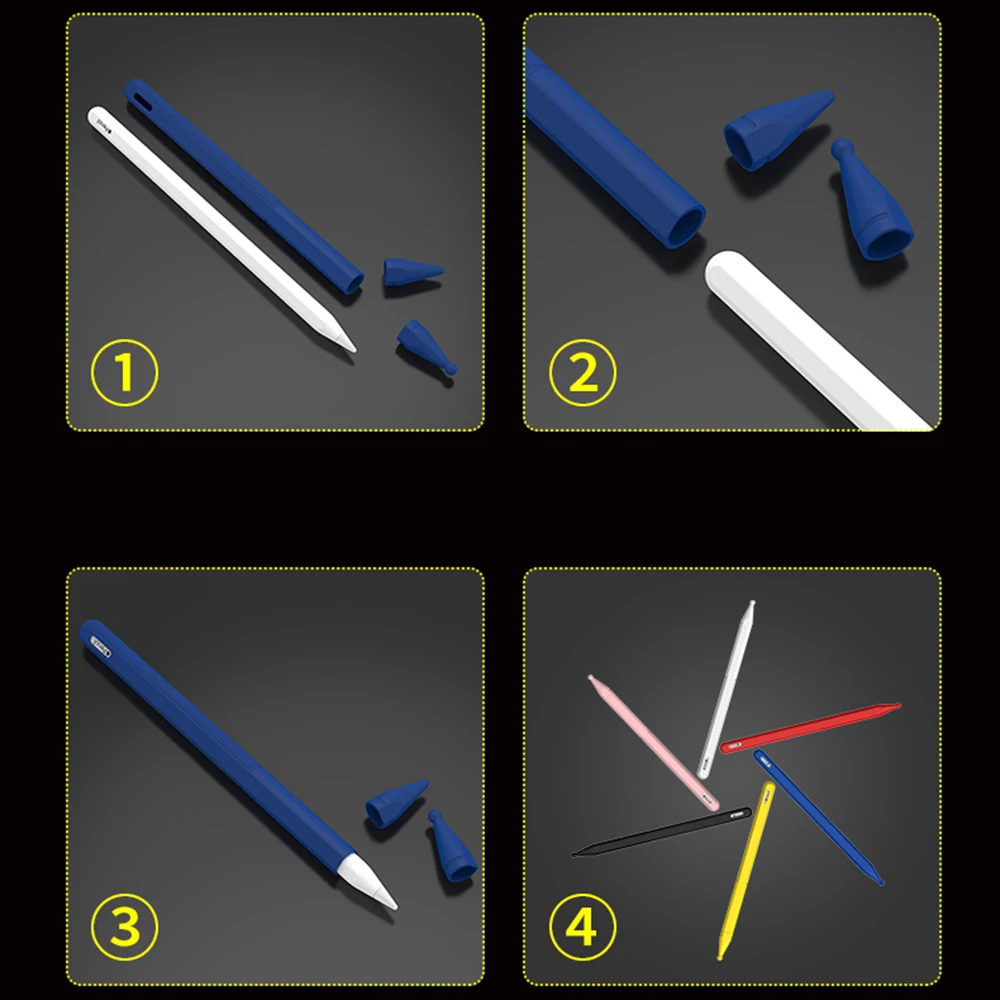 Силиконовый чехол для карандашей новый чехол-подставка iPad Pro стилус защитный Apple