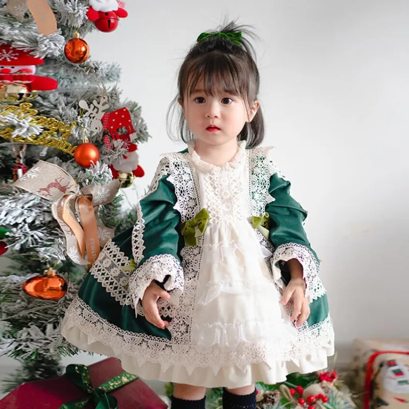 

Детское бархатное платье принцессы с бантом, для девочек