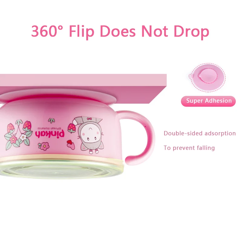 4 шт . детская посуда для кормления чаша чашка ложка шлифовальный стержень набор