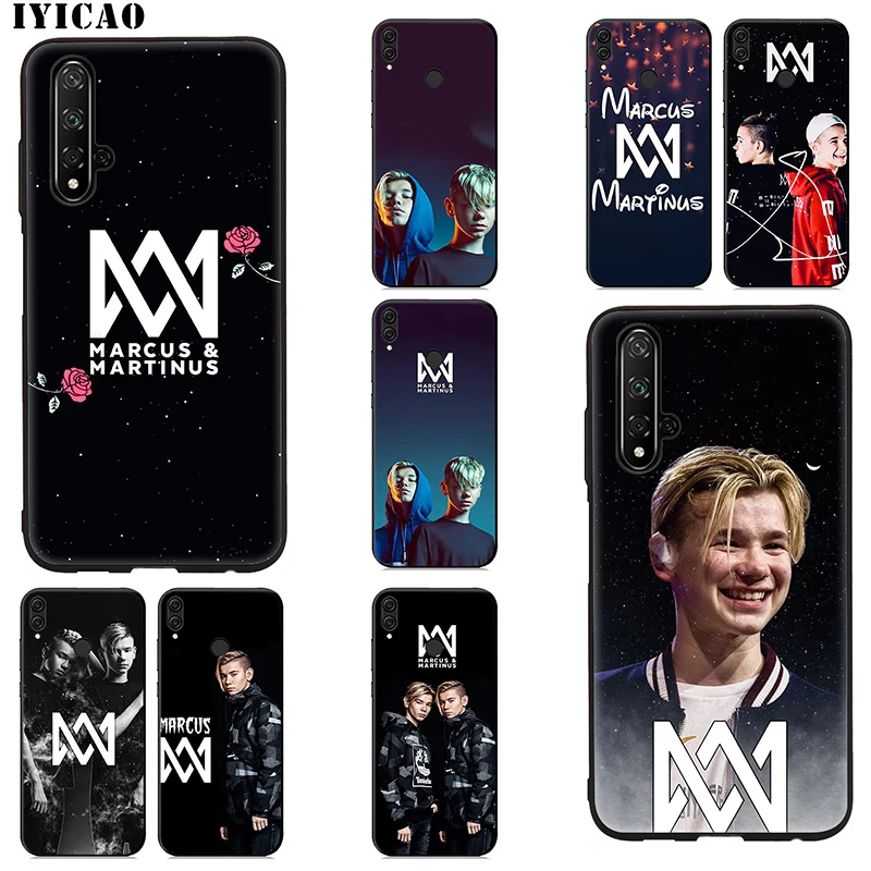 IYICAO Marcus &amp Martinus Soft Case for Huawei Honor 20 10 9 9X 8X 8C 7X 7C 7A 6A Lite Pro View Note Silicone |