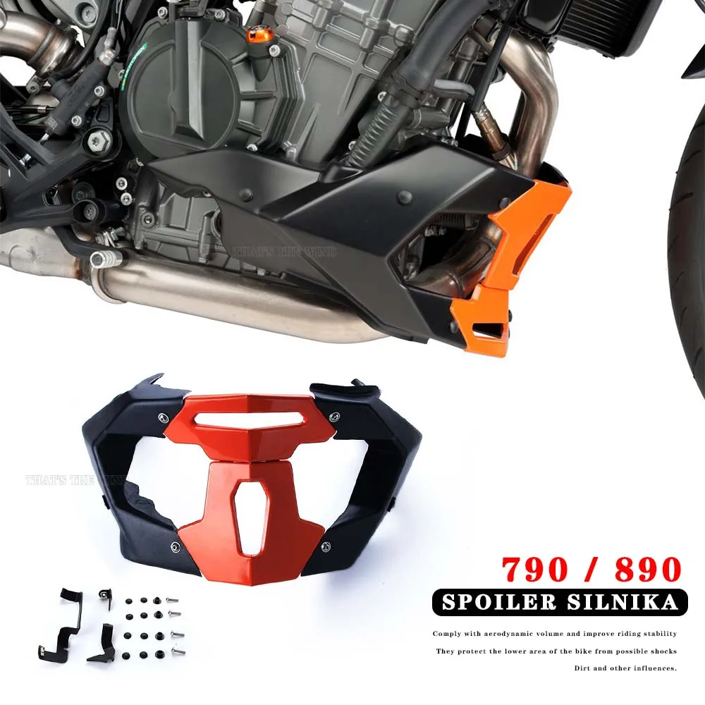 

For 790 Duke Accessories Exhaust Motorcycle Fairing Protector Front Engine Protective Guards Cover 890 790Duke R 2020 2021