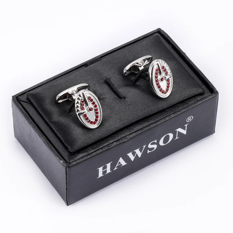 

New Arrival Luxury Oval Crystal Cufflinks for Mens Fashion Novelty Cuff Links Top Brand Button High Quality Wedding Accessories