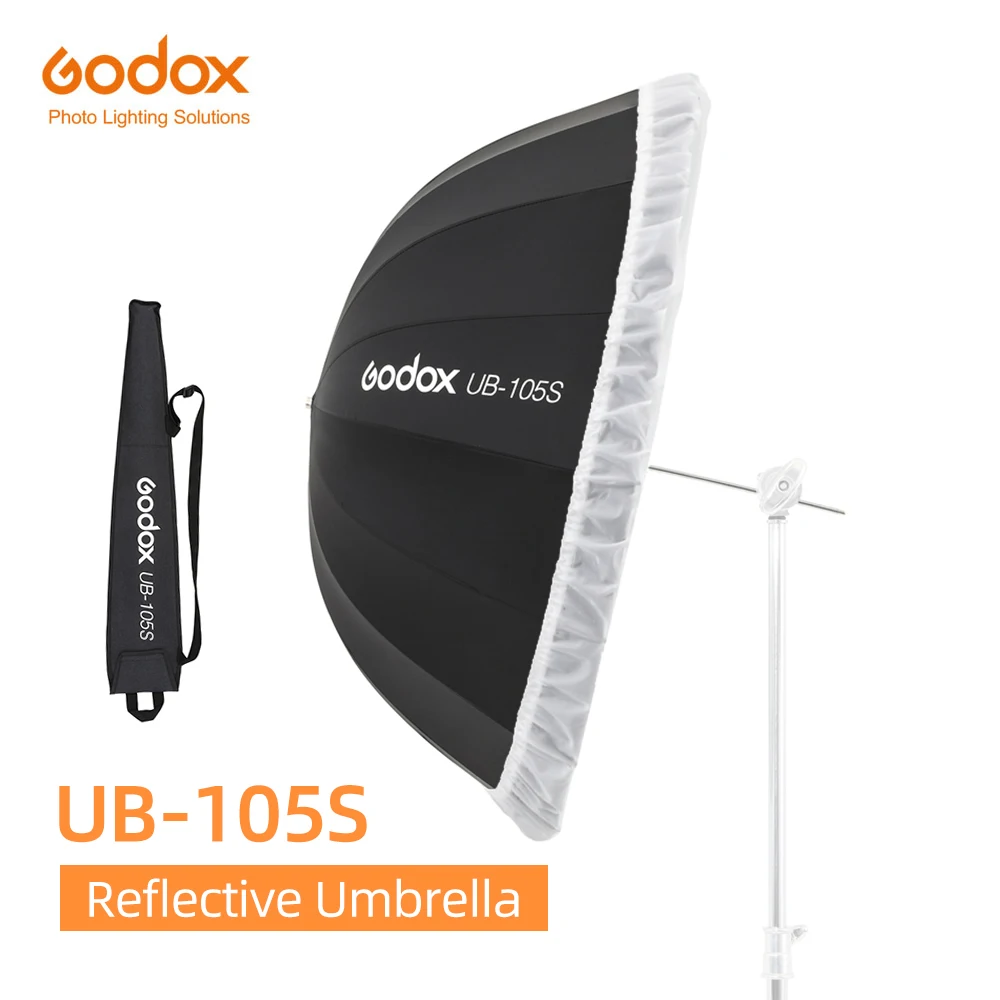 Параболический черный светоотражающий Зонт Godox UB 105S 41 дюйм 105 см|Зонты-софтбоксы| |
