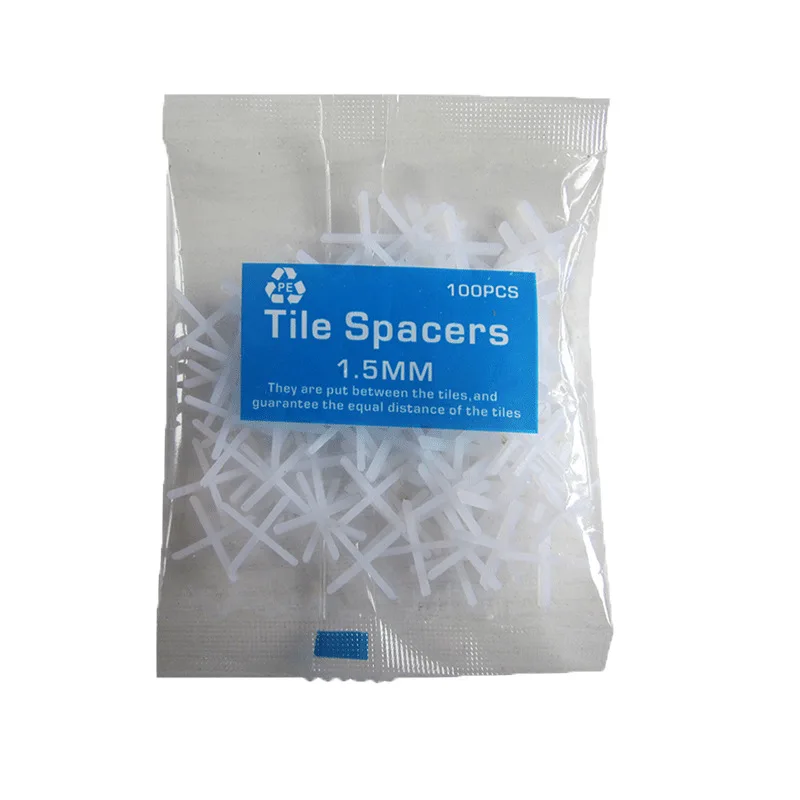 100pcs 1mm-10mm Decoration Tool Ceramic Tiler Spacer Cross Plastic Tile Plumber Reuseable Leveling System Construction | Обустройство