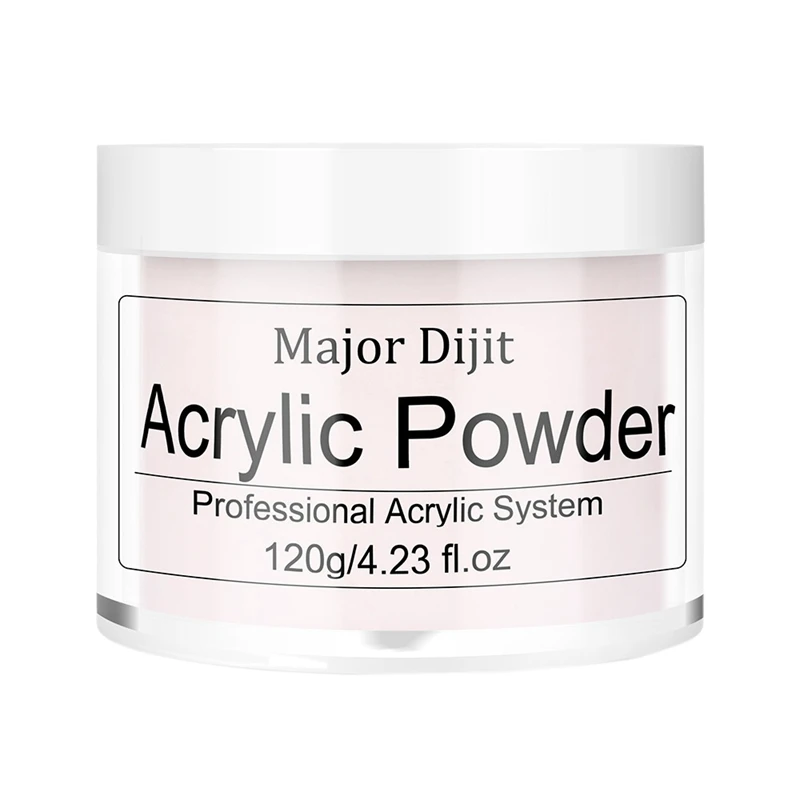 

Major Dijit Acrylic Powder Nail Extension Crystal Powders Nail Carving Crystal Polymer Builder for Nails Art120G