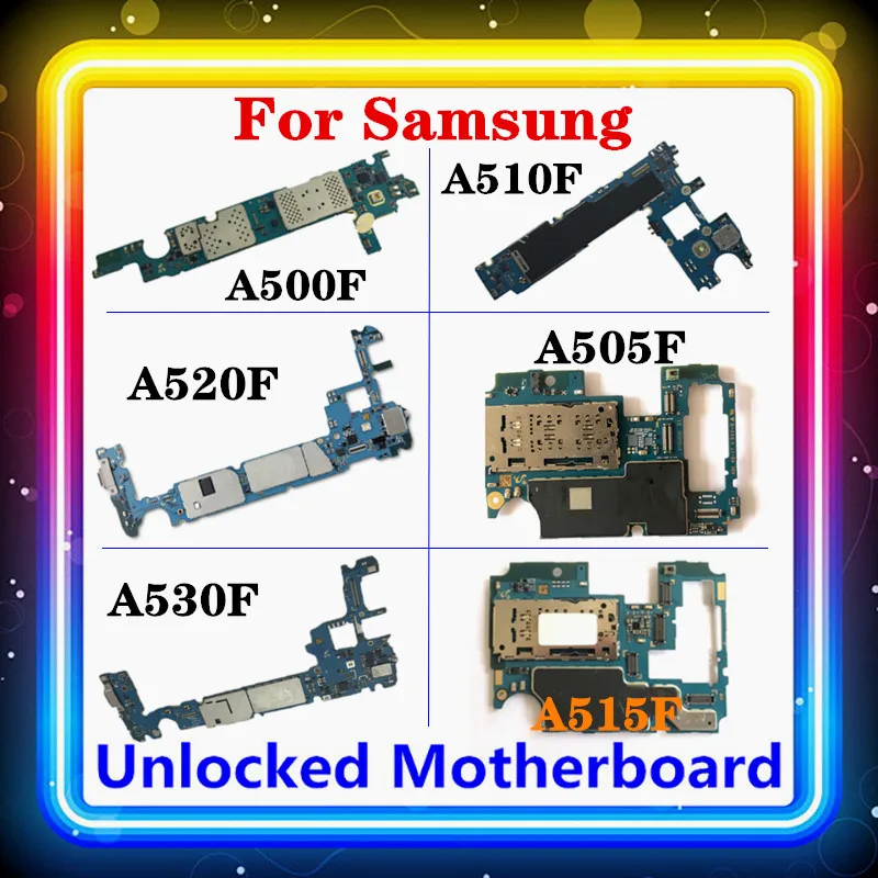 Материнская плата для Samsung Galaxy A5 A50 A51 A5000 A500F A510F A520F A530F A505F A515F с полным чипом