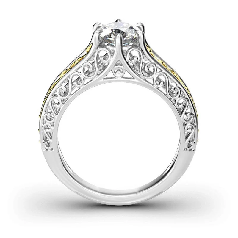 Engagement Rings For Women Wedding Fashion Promise Love Ring Luxury Brand Band Womens Jewellery Wholesale | Украшения и