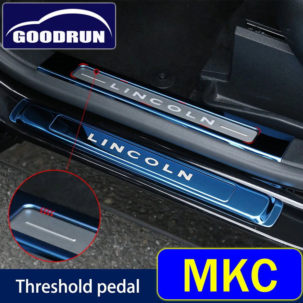 

Наклейка на порог двери автомобиля, для Lincoln CONTINENTAL