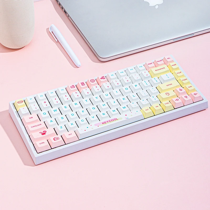 Механическая клавиатура Keycool Macaron 84/87/104 клавиш с RGB-подсветкой | Компьютеры и офис