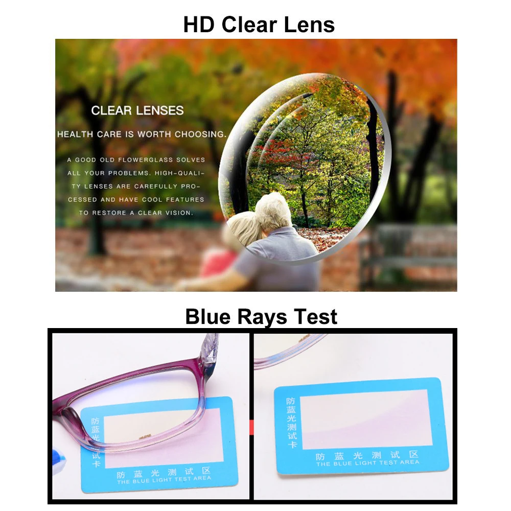 

1Pc 2021 Women Resin Reading Glasses Anti-blue Light Presbyopic Radiation Protection Portable Ultralight Eyewear Vision Care HOT