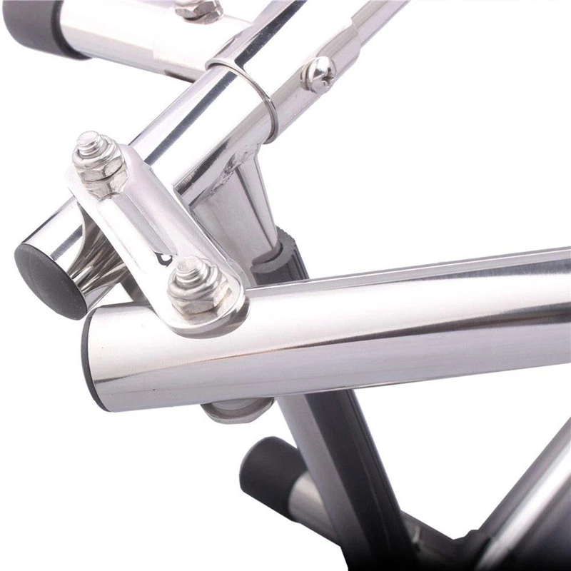 

Boat Accessories Marine 4 Step Folding Ladder Boat Marine Stainless Steel Pontoon Ladder Polished 2+2 Step