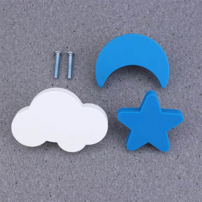 Антиударная мультяшная ручка простая мягкая резиновая для гардероба уникальная