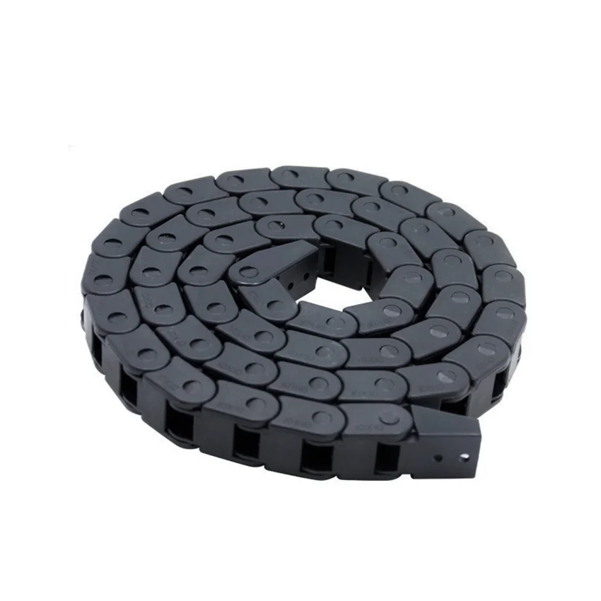 

3D printer parts 1m Black Nylon Cable Drag Chain Wire Carrier for 3D Printer CNC Machine 10x10mm 7x7mm 15x15mm 10x20mm