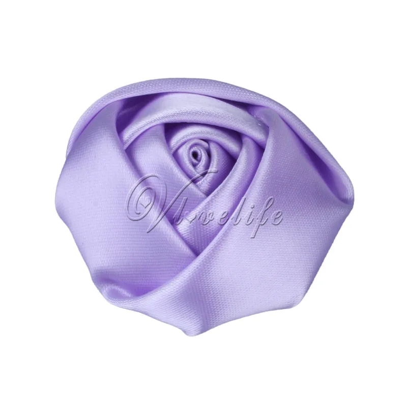 10 шт./лот мини 4 см сатиновая Роза Цветочная головка для маленьких девочек детская