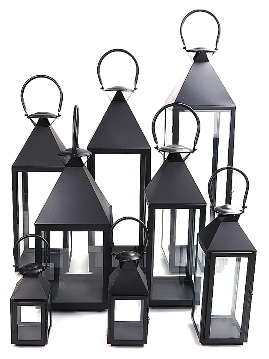 Металлические ветрозащитные подсвечники винтажные фонарики урагана наружные