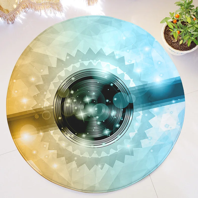 Zeegle круглый дверной коврик ковер для гостиной альбом дизайн напольный спальни