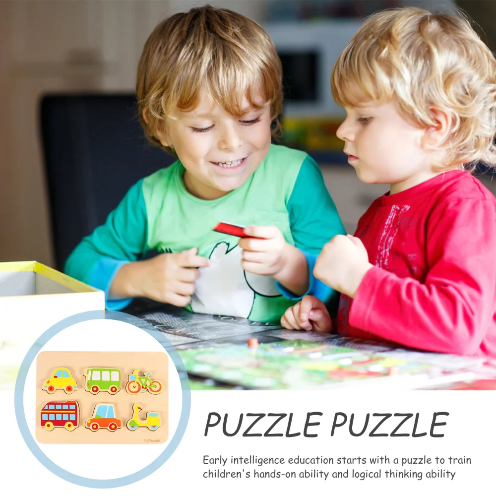 

1 Set Funny Puzzle Blocks Matching Educational Puzzles Cognitive Playthings